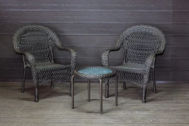 Садовый комплект из искусственного ротанга Мэдисон НЬЮ (Medison NEW) Balcony set с круглым столиком без подушек Садовый комплект из искусственного ротанга Мэдисон НЬЮ (Medison NEW) Balcony set с круглым столиком без подушек