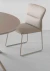 Стул FRIDA CB/1806-SK  MT.P176 MATT TAUPE/  SKUBA S98 NOUGAT