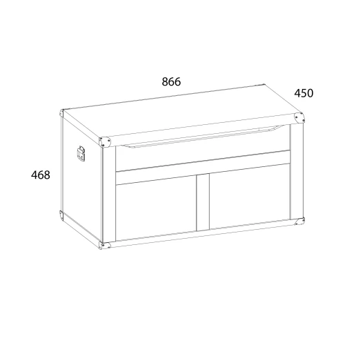 Сундук, MAGELLAN, цвет Сосна винтаж
