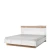 TAURUS, Кровать 180В с подъемником. Цвет БЕЛЫЙ / ДУБ ВОТАН