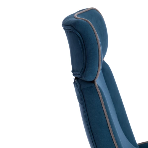 Кресло CHARM флок , синий, 32