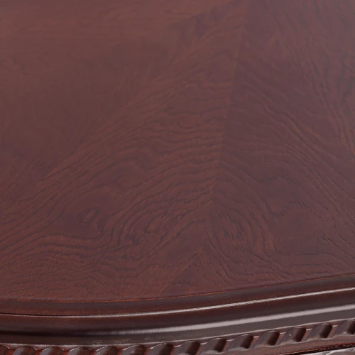 Стол COPPOLA бук, мдф, 140+40x80x77см, Tobacco, узор прямой