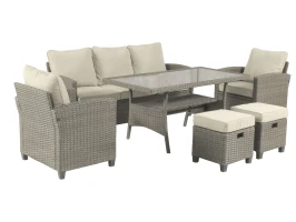 Обеденная группа плетеной мебели Джуми «Jumi» Greige Обеденная группа плетеной мебели Джуми «Jumi» Greige