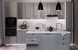 Кухня модульная Ницца Royal 3600 Magnum МДФ эмаль прямая