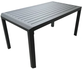 Обеденный стол из алюминия Graphite 140