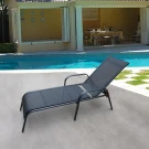 Шезлонг-лежак Бирма-1 MC-2051A Black Шезлонг-лежак Бирма-1 MC-2051A Black