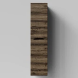 Пенал Лайт 35 подвесной, Дуб крымский коричневый ПВХ 131005-9005, левый, бельевая корзина