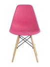 GH801/DC111 Стул пластиковый, МАЛИНОВЫЙ#8057, каркас бук