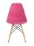 GH801/DC111 Стул пластиковый, МАЛИНОВЫЙ#8057, каркас бук