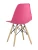 GH801/DC111 Стул пластиковый, МАЛИНОВЫЙ#8057, каркас бук