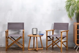 Кофейный комплект из акации DIRECTOR темно-серый  Joygarden