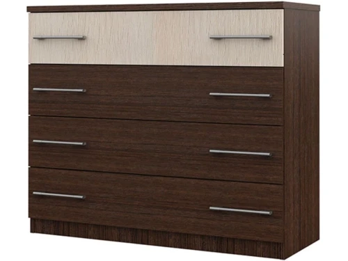 Комод «Аврора» 4ящ, Венге/Дуб молочный