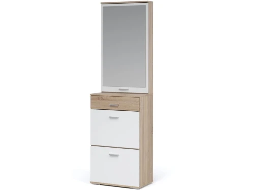 Зеркало «Виола», Дуб сонома/белый