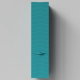 Пенал Эйфория 35 F2, пример RAL 5021 Водная синь, матовая, подвесной, правый