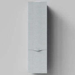 Пенал Эйфория 40 F2, пример RAL 7040 Серое окно, матовая, подвесной, правый