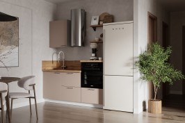 Готовая кухня КГ 1800 Эмаль, Крем Арника РМ в.2