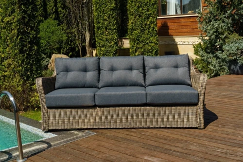 ВЕНЕЦИЯ 3-х местный диван (цвет: коричневый)