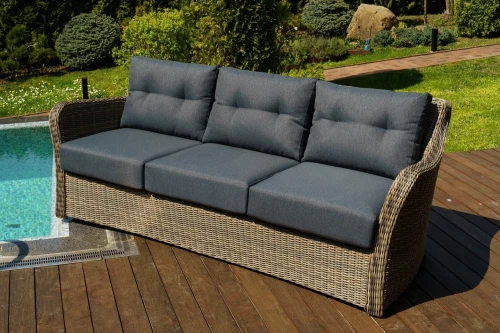 ВЕНЕЦИЯ 3-х местный диван (цвет: коричневый)