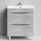 Тумба Адель 70 напольный, Горный камень ПВХ 57807 Vodok с раковиной в комплекте Тумба Адель 70 напольный, Горный камень ПВХ 57807 Vodok с раковиной в комплекте