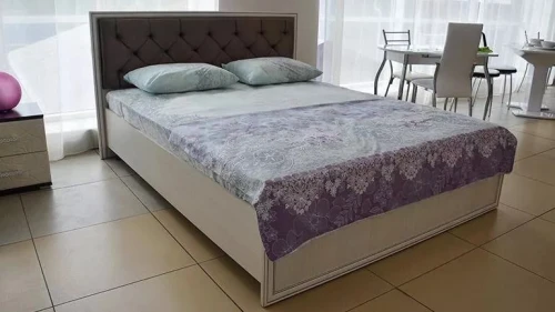 Габриэлла кровать 06.02-03 с ортопедом вудлайн кремовый