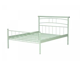 Кровать двойная Токио 42.25 Металл белый