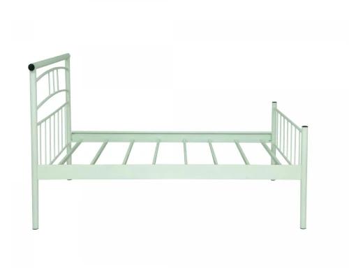 Кровать двойная Токио 42.25 Металл белый