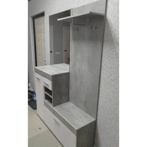 Прихожая Инстайл, бетон/белый