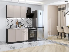 Кухонный гарнитур Квадро-03 Кашемир Graphite