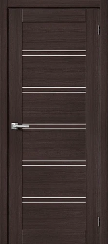 Межкомнатная дверь экошпон ĒLPORTA Порта-28 Wenge Veralinga Magic Fog