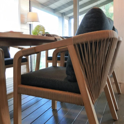 Обеденная группа LEONOREN каркас тик / стол тик 180