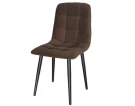 Стул Х / черный /велюр шоколад