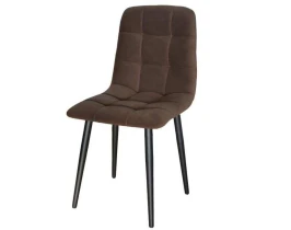 Стул Х / черный /велюр шоколад