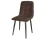 Стул Х / черный /велюр шоколад
