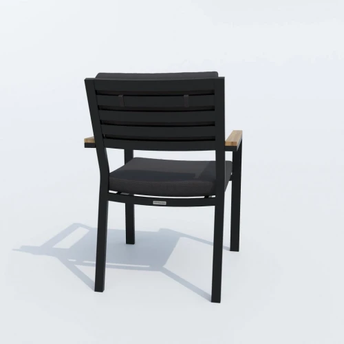 Стул BONTA антрацит - каркас карбон