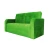Диван  Оксфорд  90х170 велюр  зеленый
