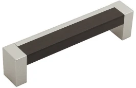 Ручка скоба мебельная С-19 Венге/Металлик 105*17*24