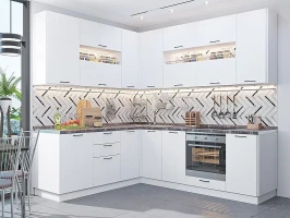 Модульная кухня Флэт-02 White In 2S Модульная кухня Флэт-02 White In 2S