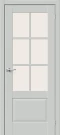 Межкомнатная дверь ПЭТ BRAVO Прима-13.0.1 Grey Silk Magic Fog