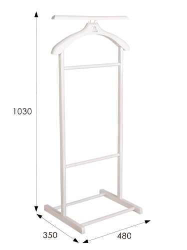 Вешалка костюмная В 21Н белый