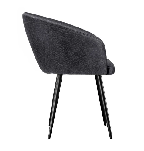 Стул DikLine 442 поворотный, DR18 серый, ножки черные