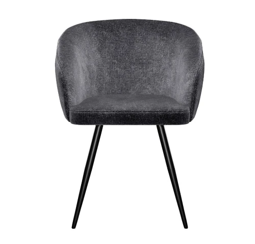 Стул DikLine 442 поворотный, DR18 серый, ножки черные