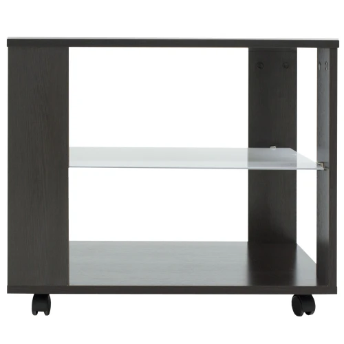 Стол журнальный BeautyStyle 5 венге/стекло белое