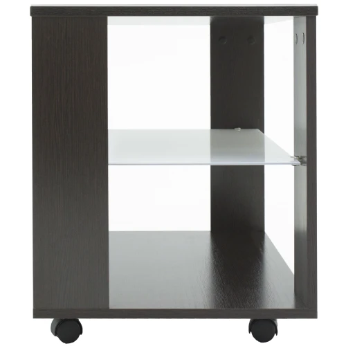 Стол журнальный BeautyStyle 5 венге/стекло белое