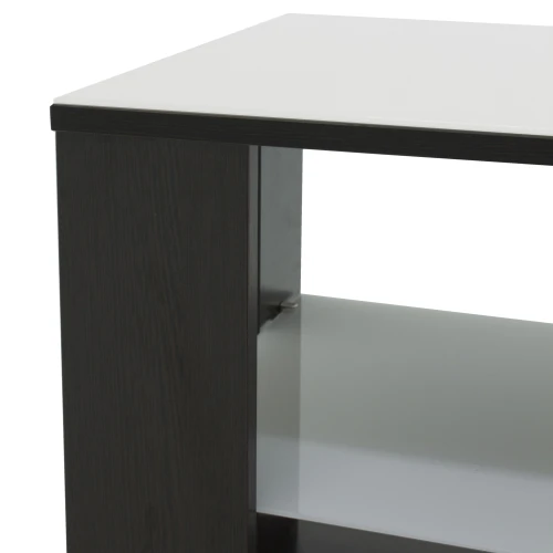 Стол журнальный BeautyStyle 5 венге/стекло белое