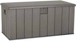 Сундук пластиковый WoodLook, 570 л, серый