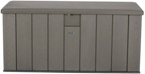 Сундук пластиковый WoodLook, 570 л, серый