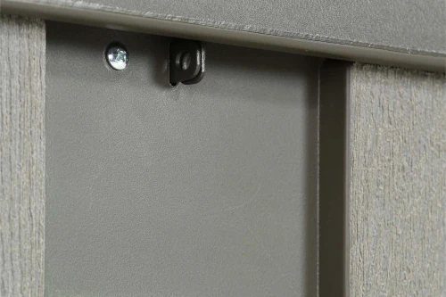 Сундук пластиковый WoodLook, 570 л, серый