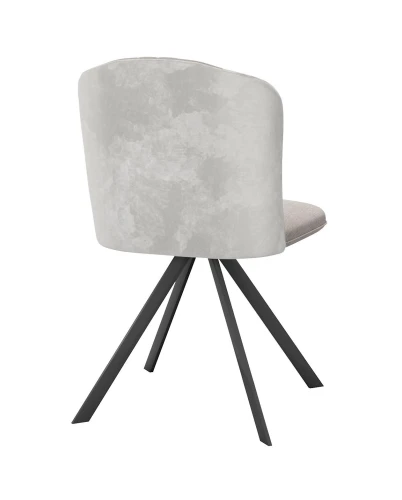 Стул DikLine 299 поворотный NS04 CREAM/C103 крем, ножки черные