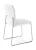 Стул FRIDA CB/1806-SK  MT.P77 CHROMED/  SKUBA S92 OPTIC WHITE