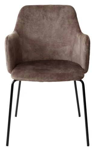 Стул AMARETTO VBP208 античный серо-бежевый/ черный каркас, М-City